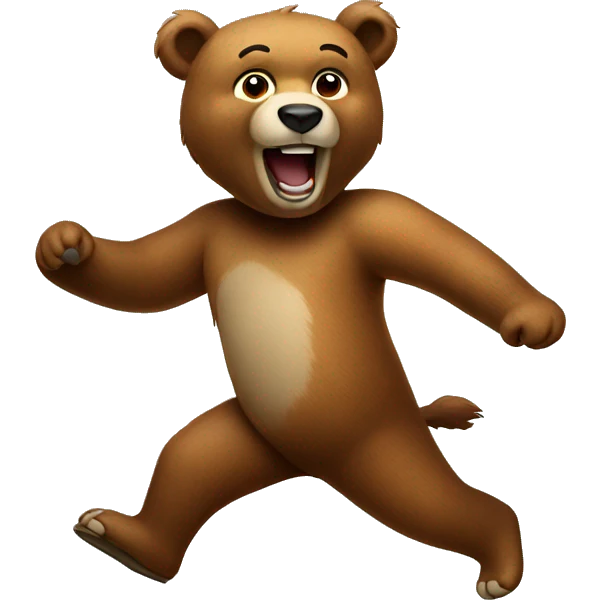 Dancing bear emoji