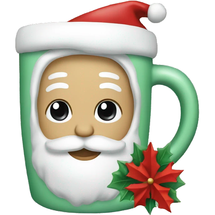Christmas mug emoji
