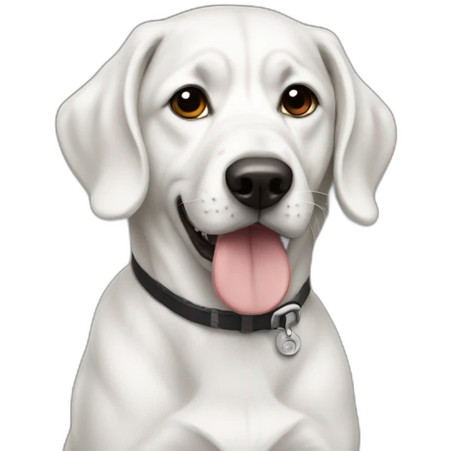 salt on a dog emoji