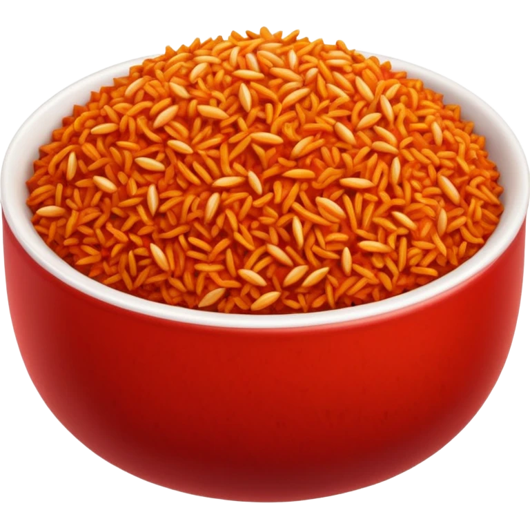 make jollof rice in a bowl emoji