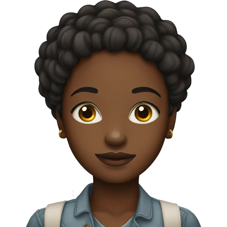 Black girl  emoji