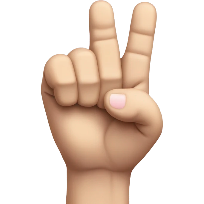 a fist facing up with index and pinky fingers facing up emoji