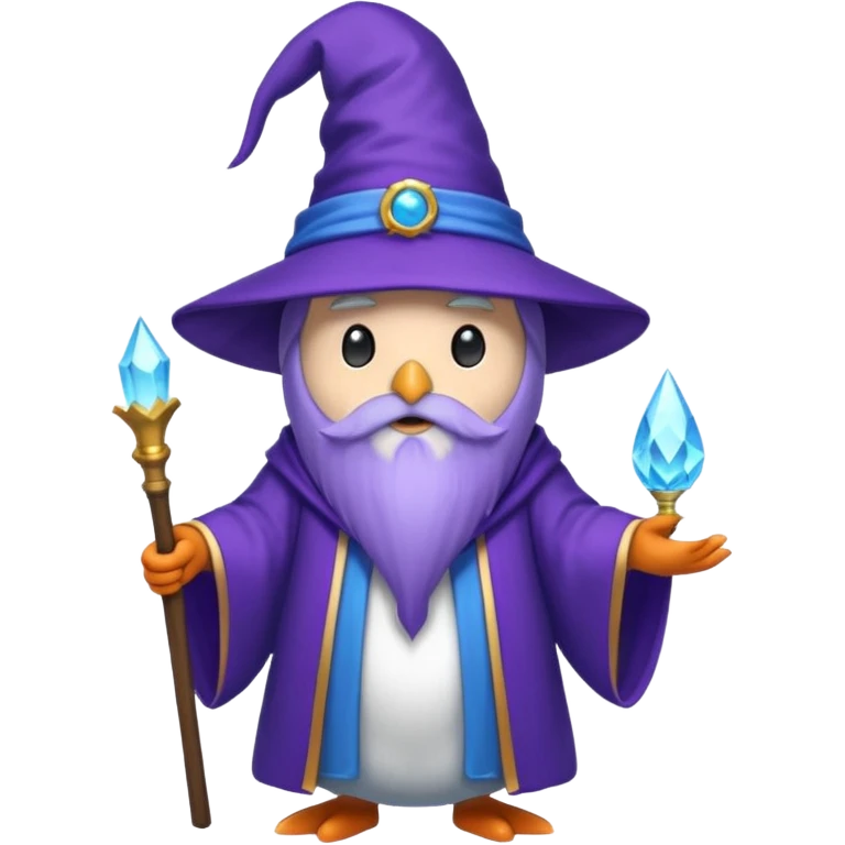 Penguin Wizard emoji