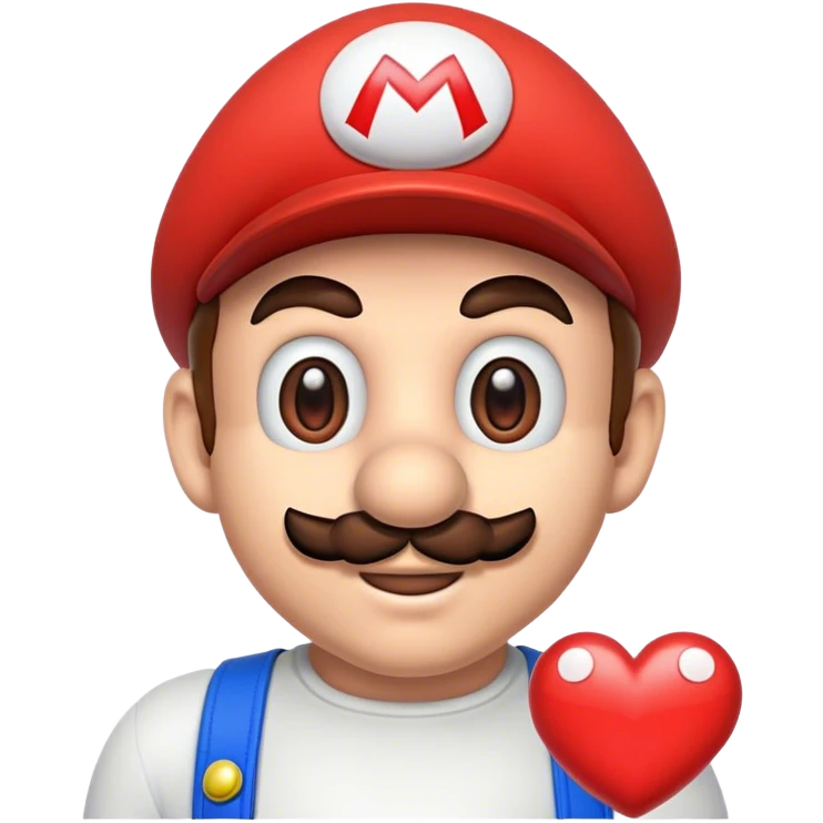 super mario heart eyes  emoji