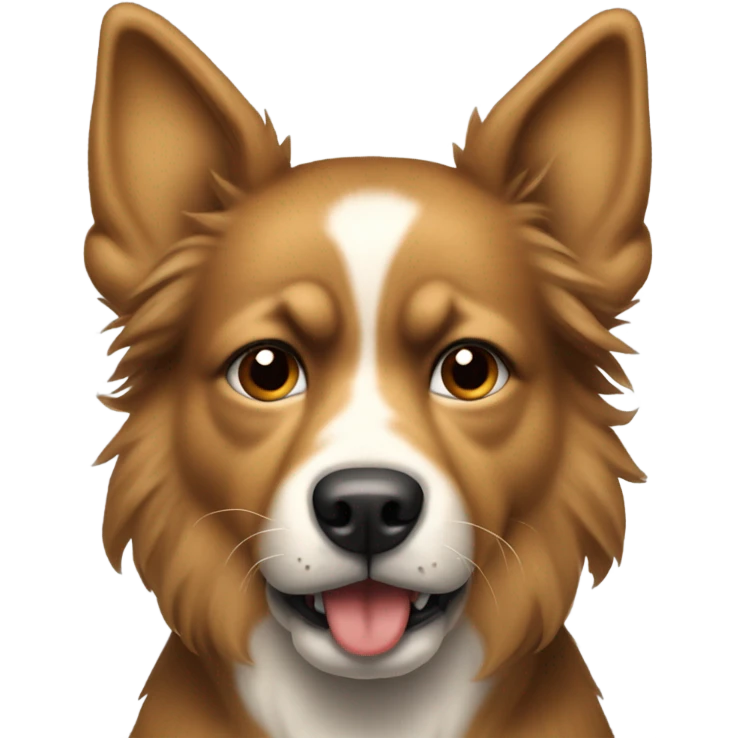 Furious dog  emoji