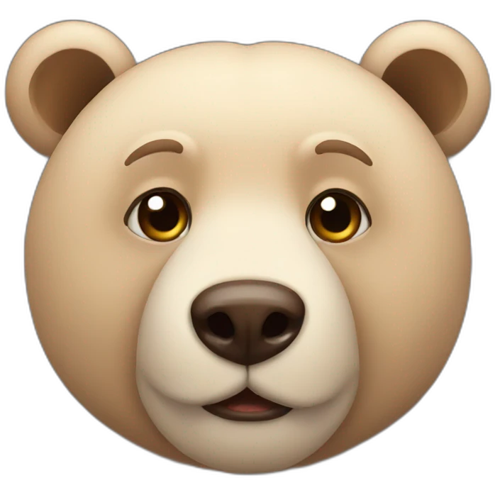 side eyes bear emoji