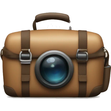 photography equipment bag emoji