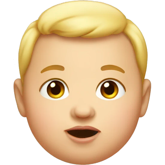 a fat baby emoji