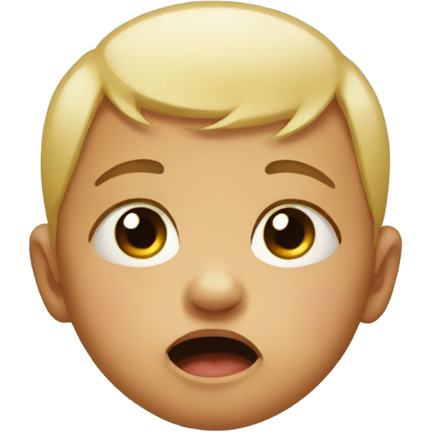 Baby crying emoji