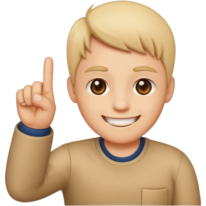 Middle finger smile  emoji