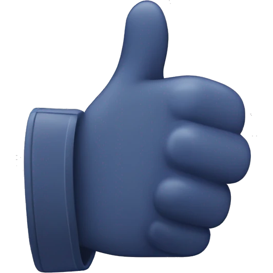 Huge thumbs up  emoji