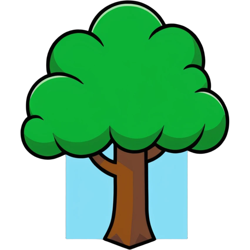 Minecraft tree emoji