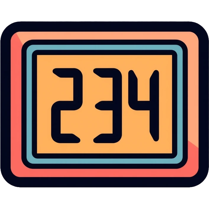 Video game FPS counter icon emoji
