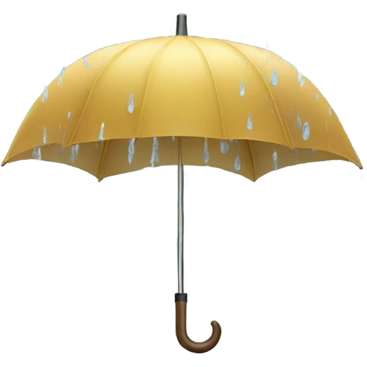 Umbrella raining hard emoji