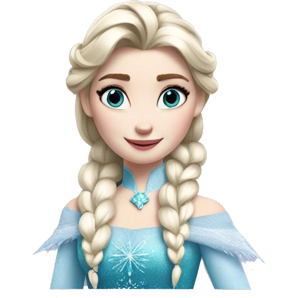 elsa from frozen like shrek emoji