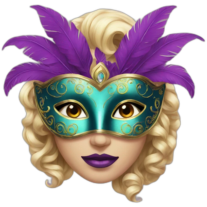 Masquerade beautiful emoji