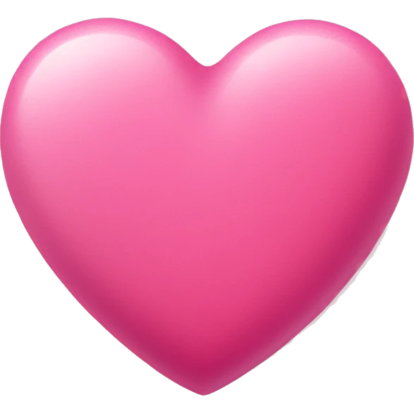 Pink heart emoji