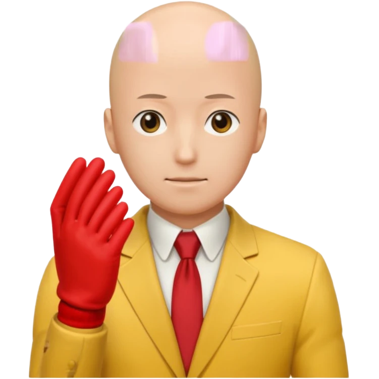 Generate saitama like from the anime emoji