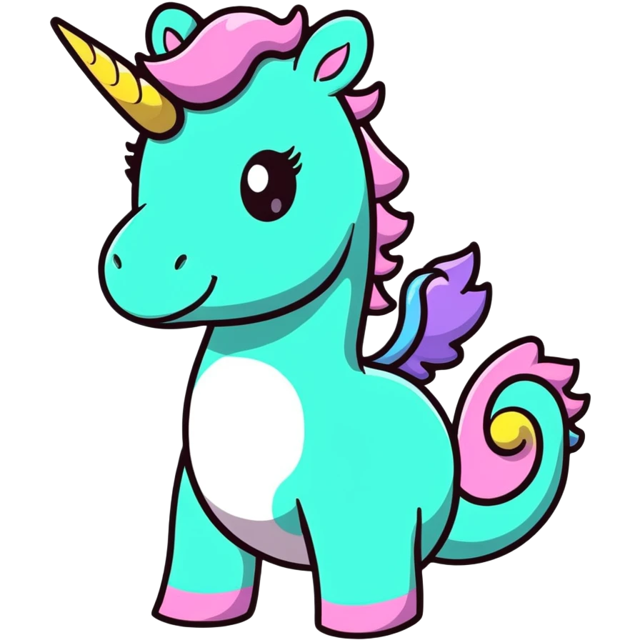 magical creature dragon or unicorn emoji
