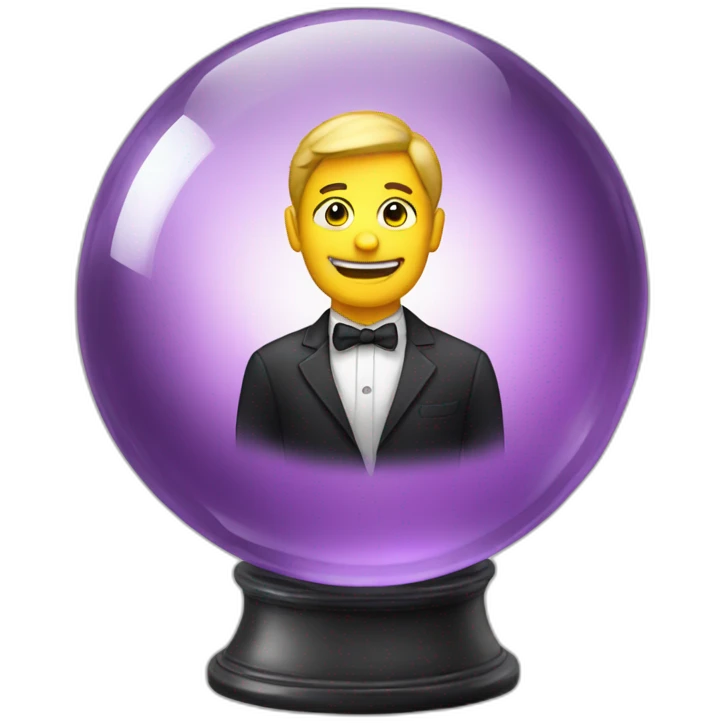 "Pro" in crystal ball emoji