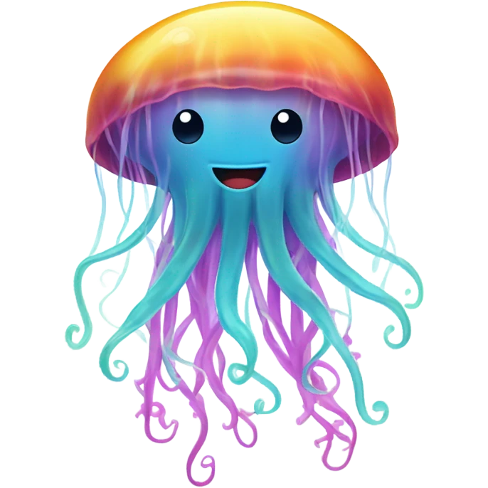 Happy jellyfish  emoji