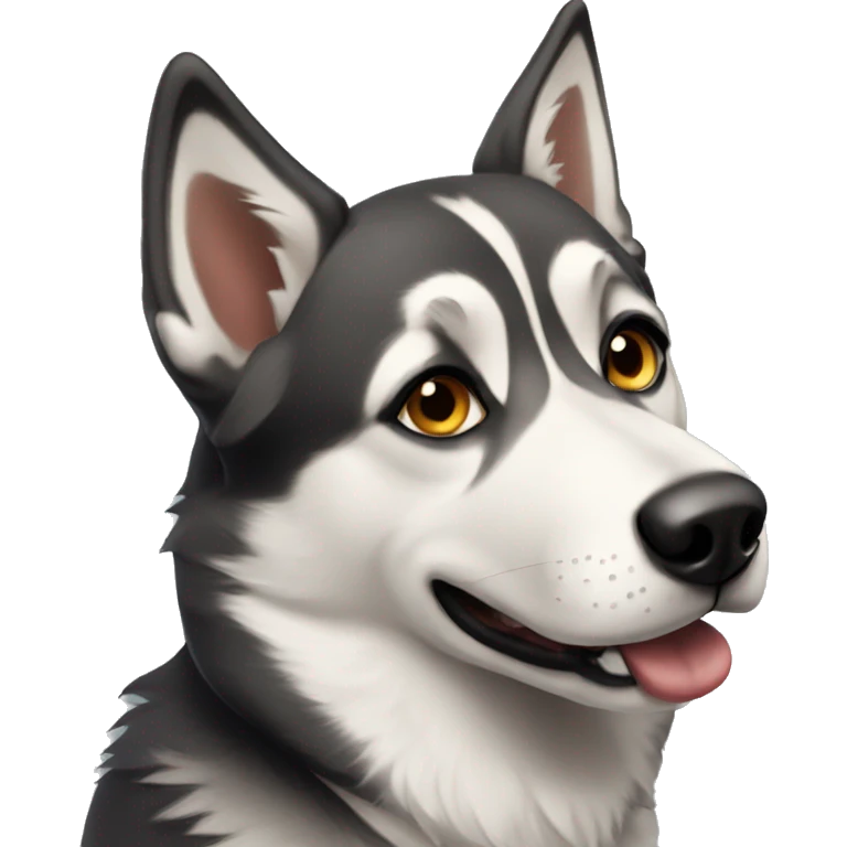 Shepsky looking sassy emoji