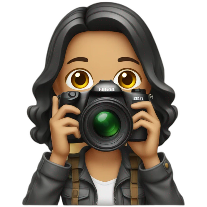 photographer girl emoji