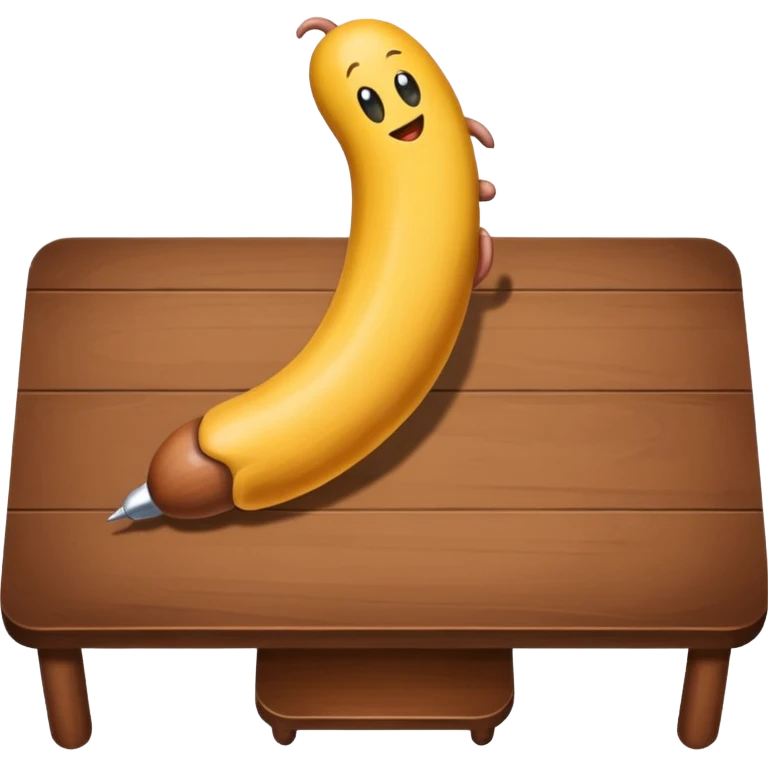 un mueble con pene humano emoji