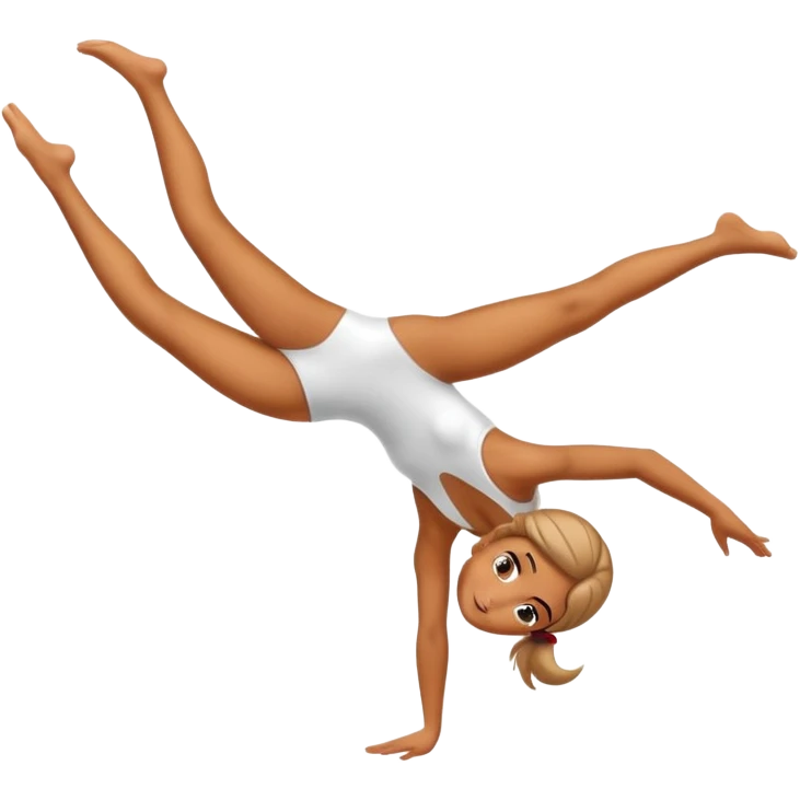 Acrobatic girl emoji