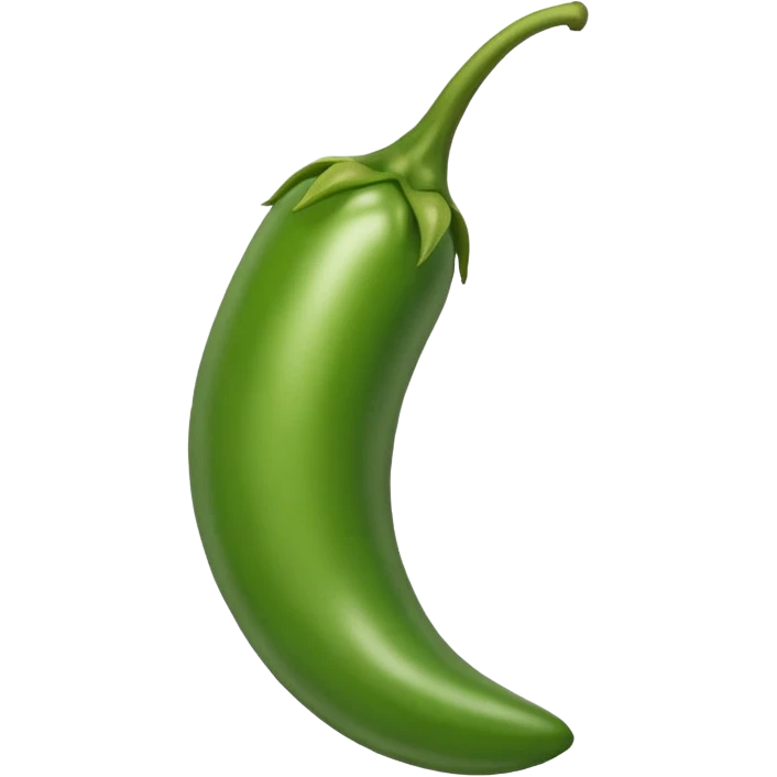 green chilli  emoji