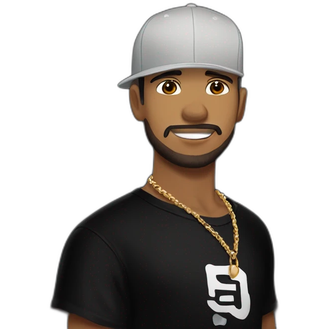 smiling boy with hat emoji