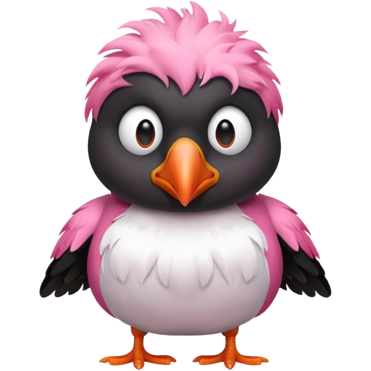 pink puffin angry steam emoji