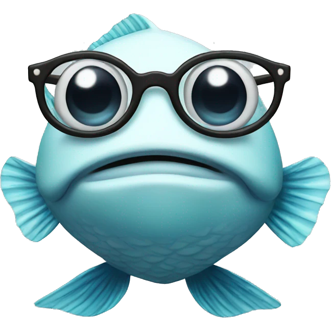 fish with glasses emoji