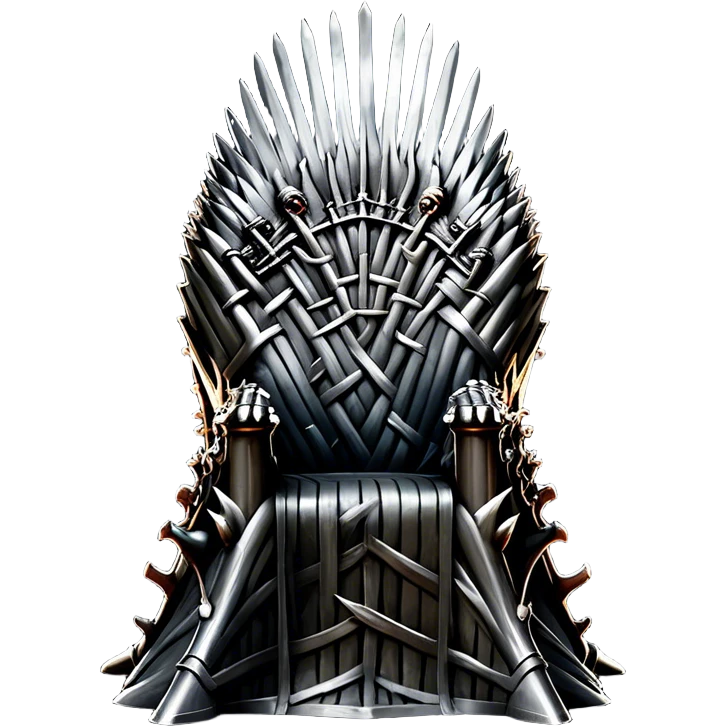 The iron throne of game of thrones  emoji