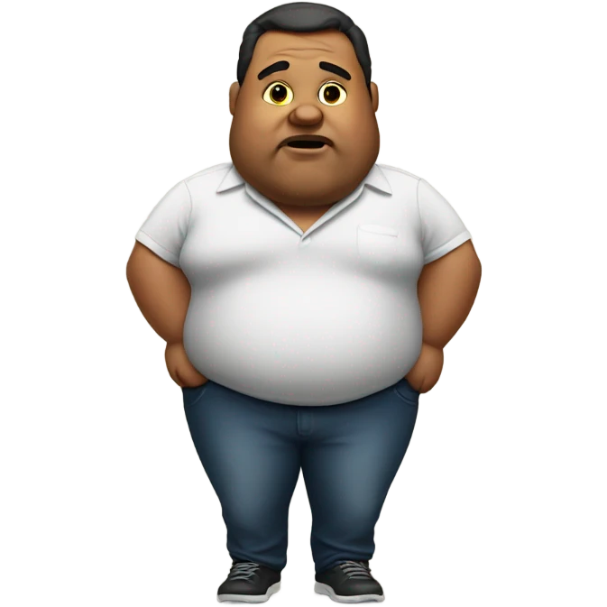Fat men emoji