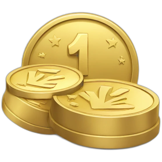 vote gold coin emoji