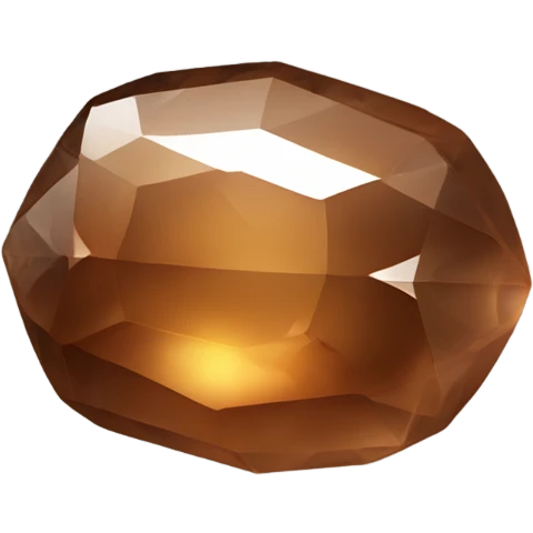 Brown crystal in capsule or bag emoji