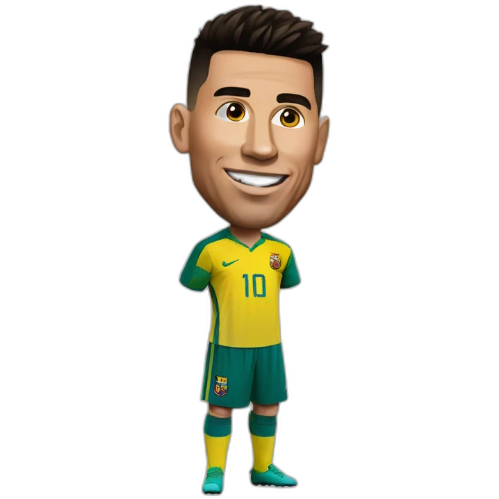 Ronaldo sur messi emoji