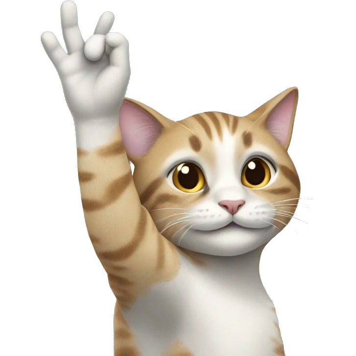 High-five-cat emoji