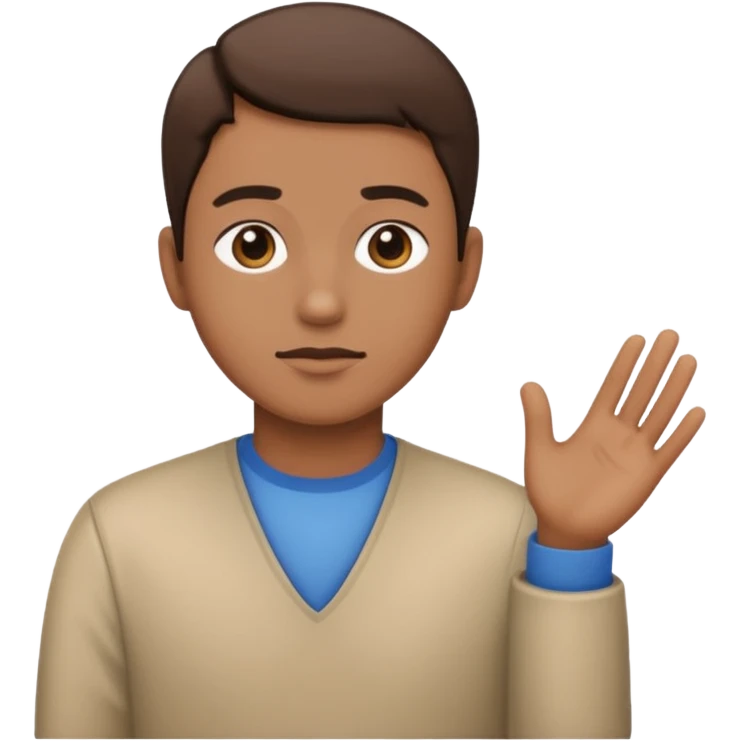 stand and wait emoji