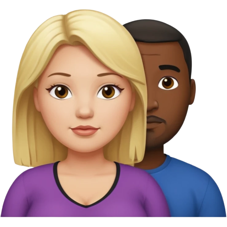 intimacy bbw blonde Mfm black man emoji