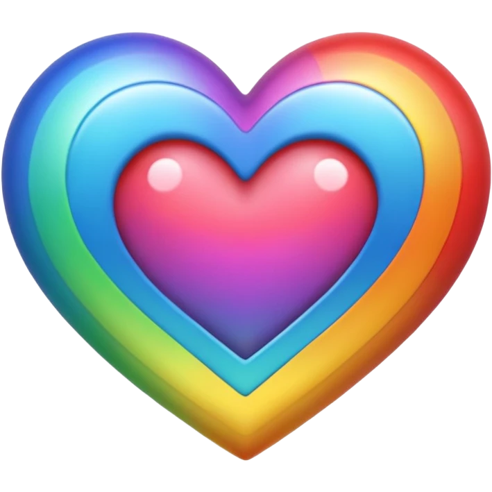 rainbow heart emoji