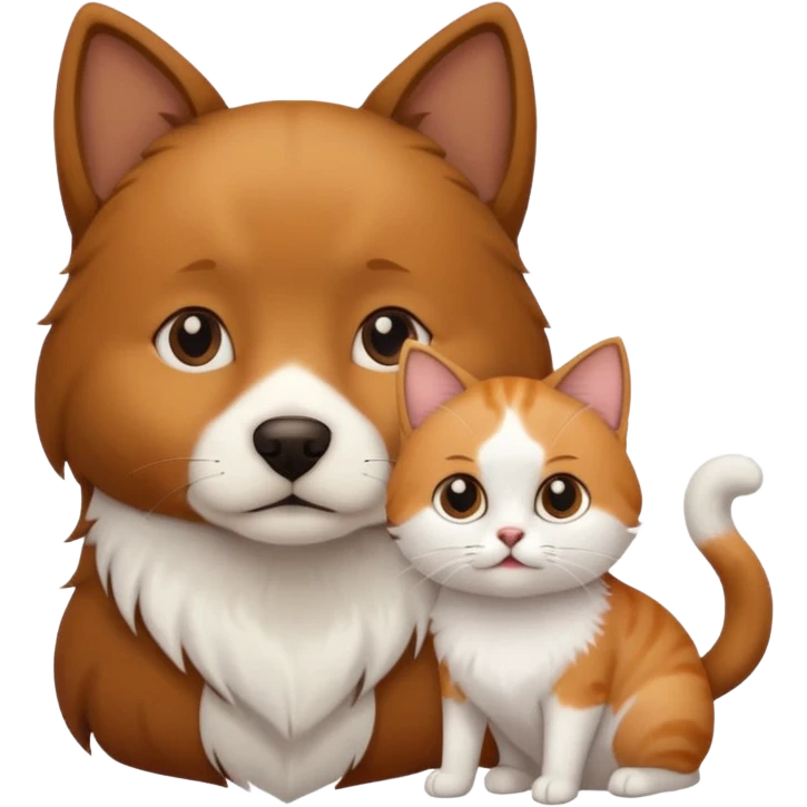 سگ در گربه emoji