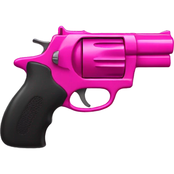 Pink pistol emoji