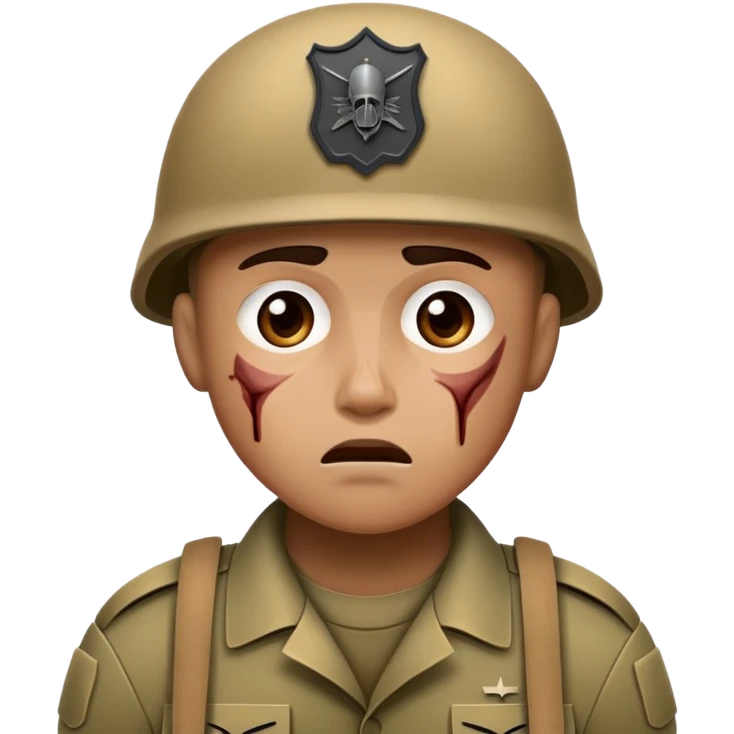 Soldado traumado emoji