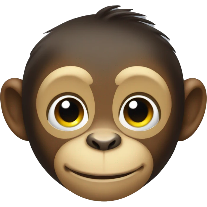 Rainbow monkey emoji