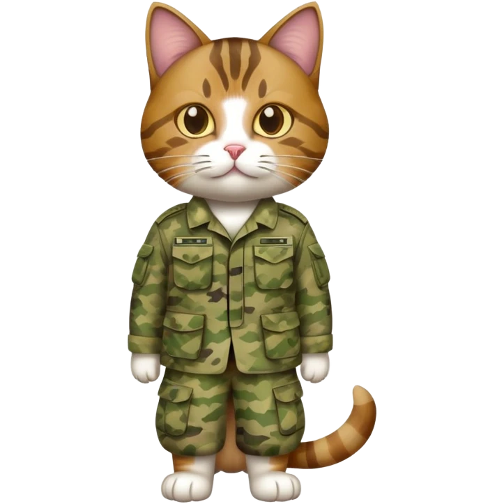army cat emoji