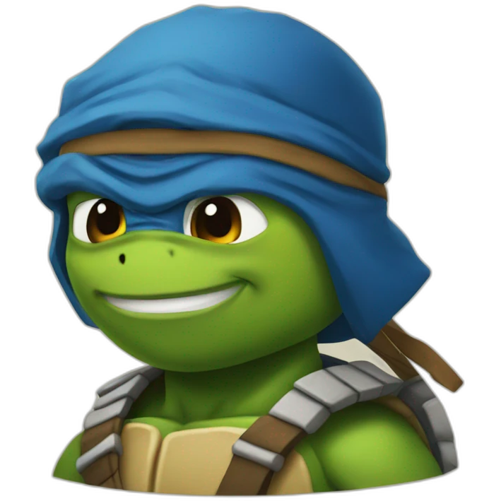 Leonardo ninja turtle emoji