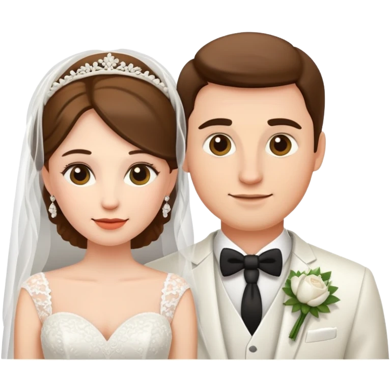 wedding couple, bride and groom emoji