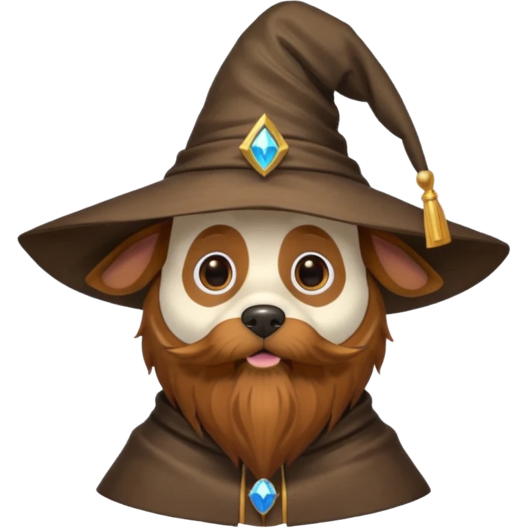 Dog wizard emoji